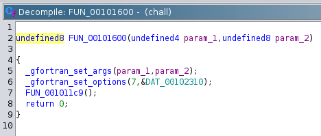 Wrapper function of the provided binary.